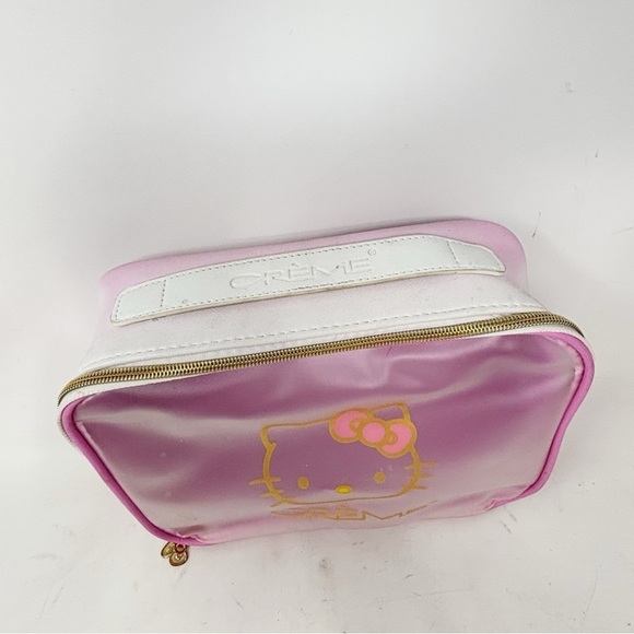THE CRÈME SHOP X HELLO KITTY Pink Ombre Multi-Use Makeup Bag Beauty Travel Case - Picture 3 of 12